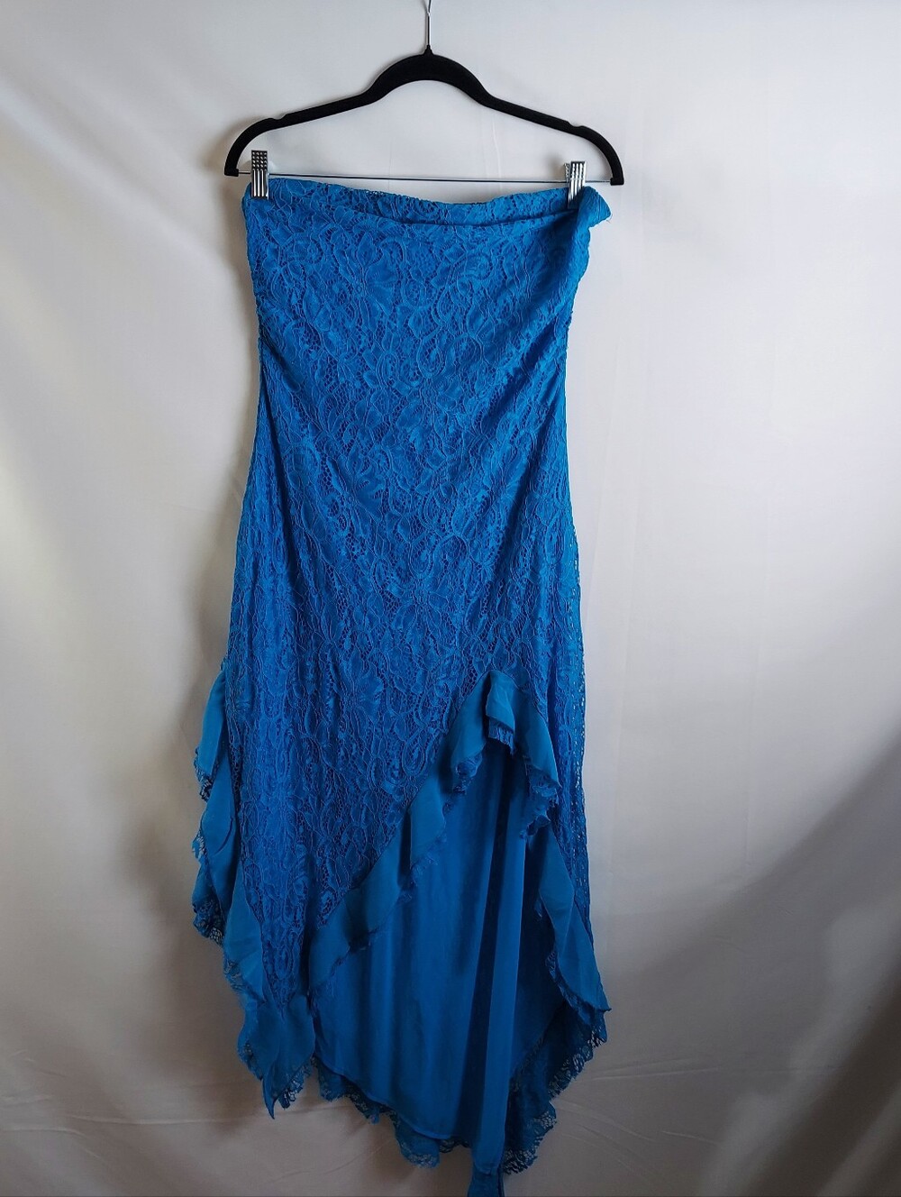 silence + noise turquoise lace sleeveless Dress